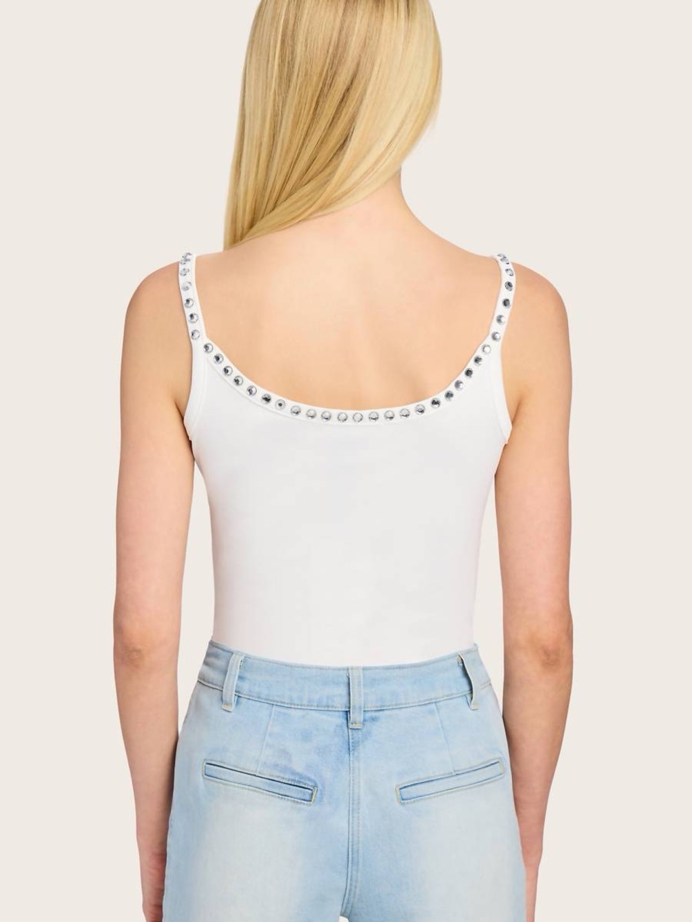 Generation Love Sz M White Iris Crystal Tank Top NWT - Picture 3 of 7